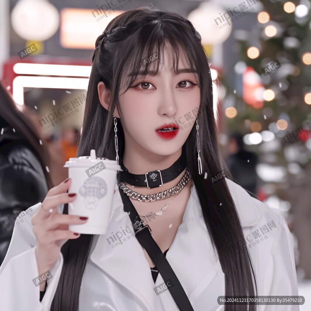 奶茶店小姐姐