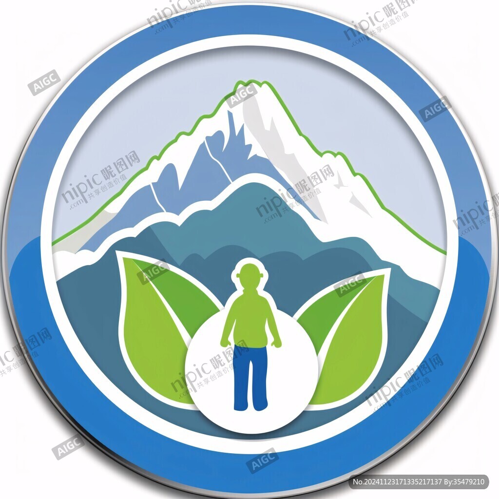 拓展徒步登山logo