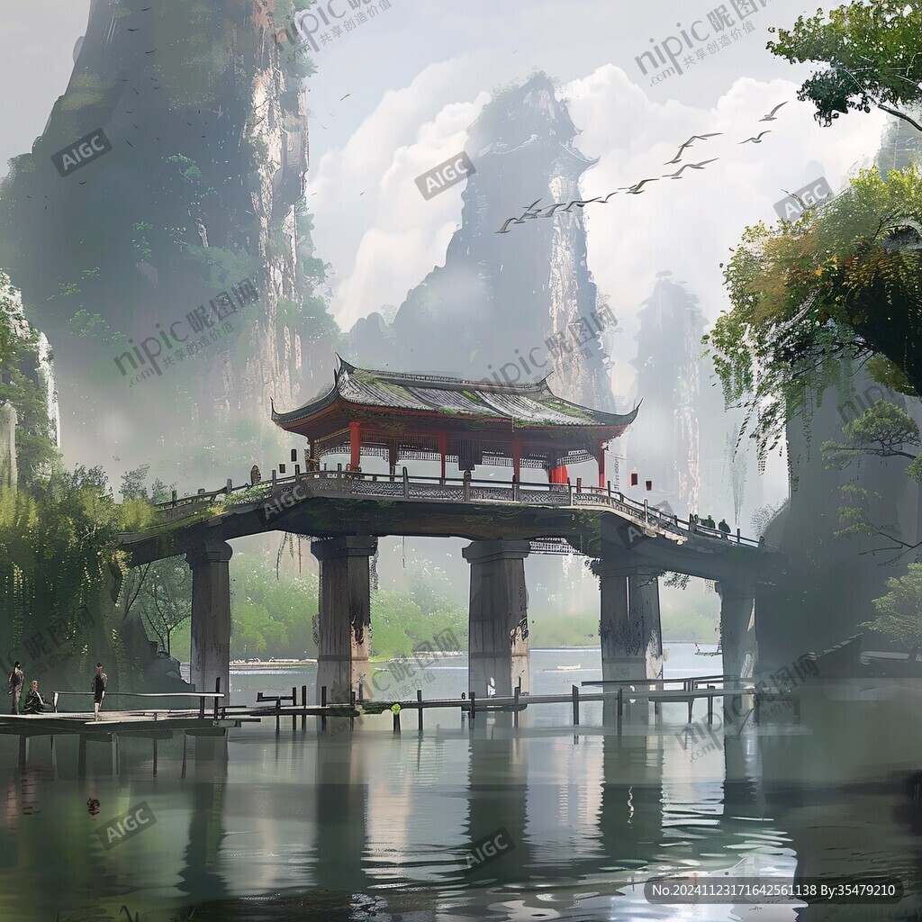 奈何桥插画