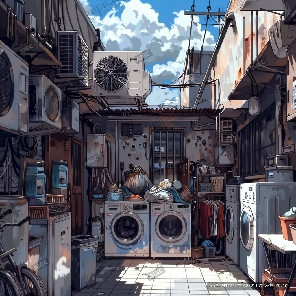 动漫场景插画