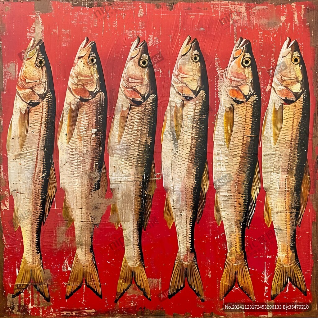 煎鱼挂画
