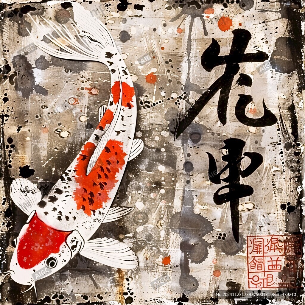 锦鲤画