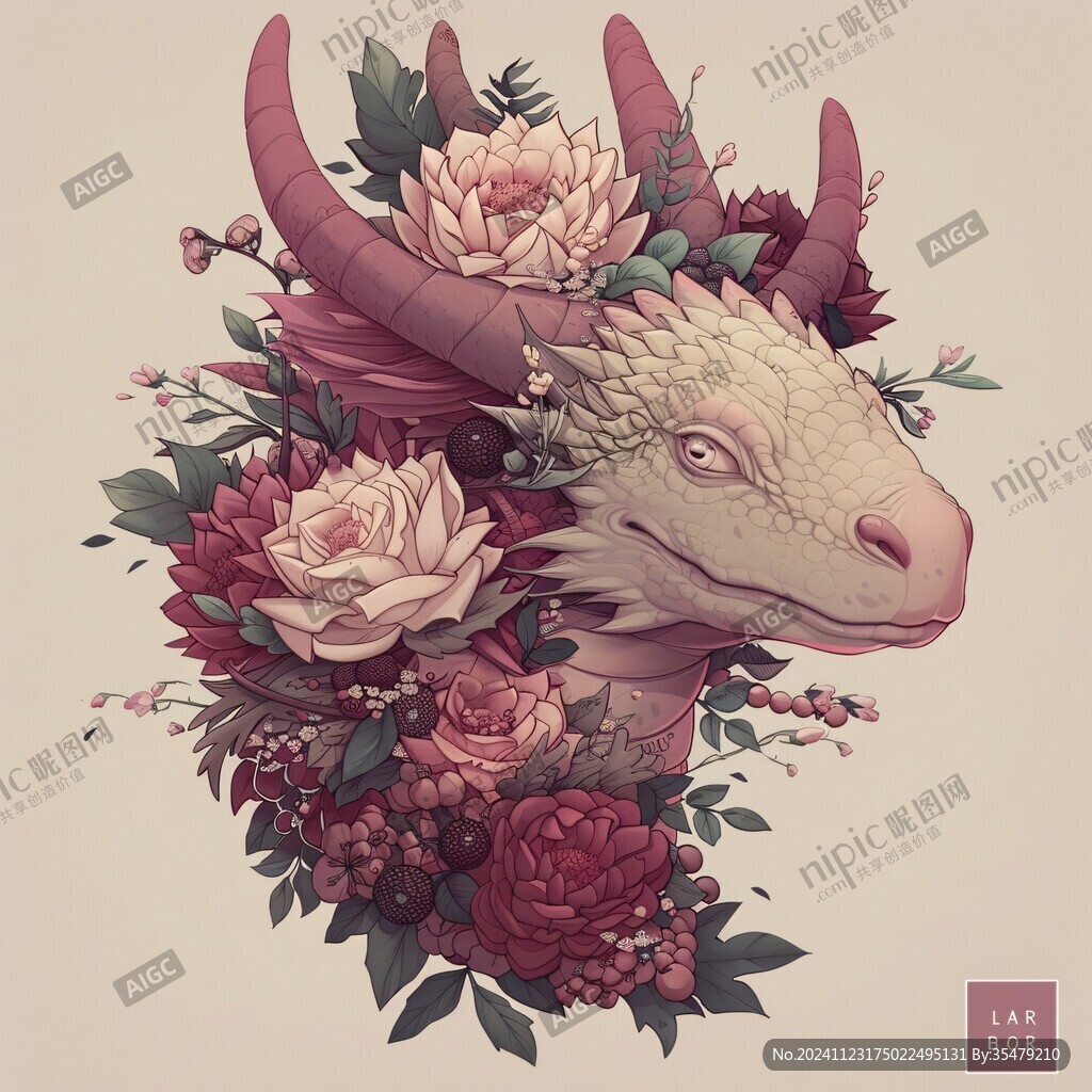 龙年插画系列组合