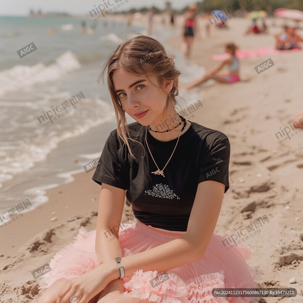 海边的少女