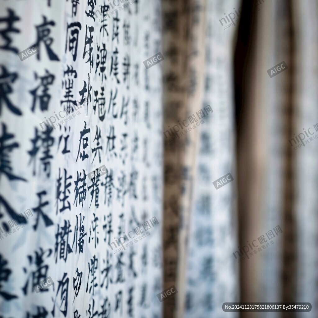 篆体字墙