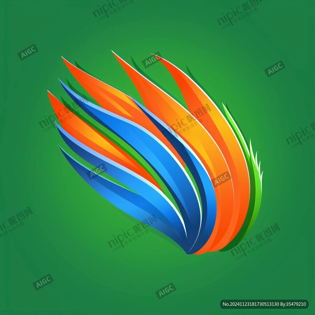 彩色凤凰logo