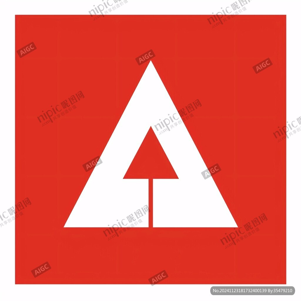 a几何logo