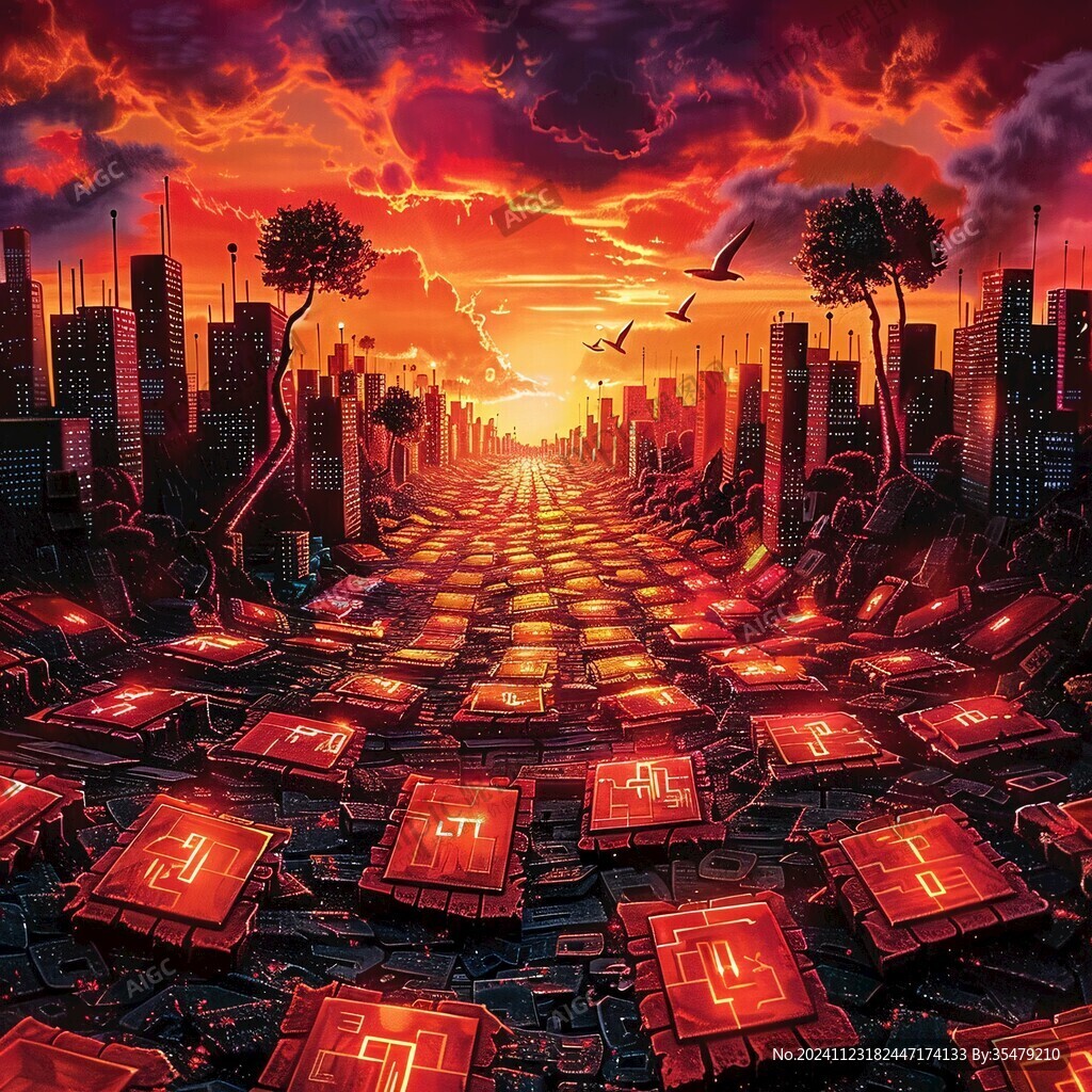末日立体画
