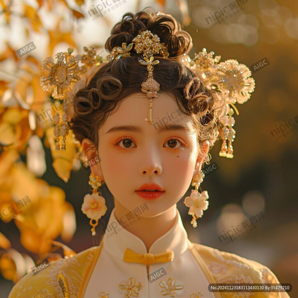 汉服秀禾装饰