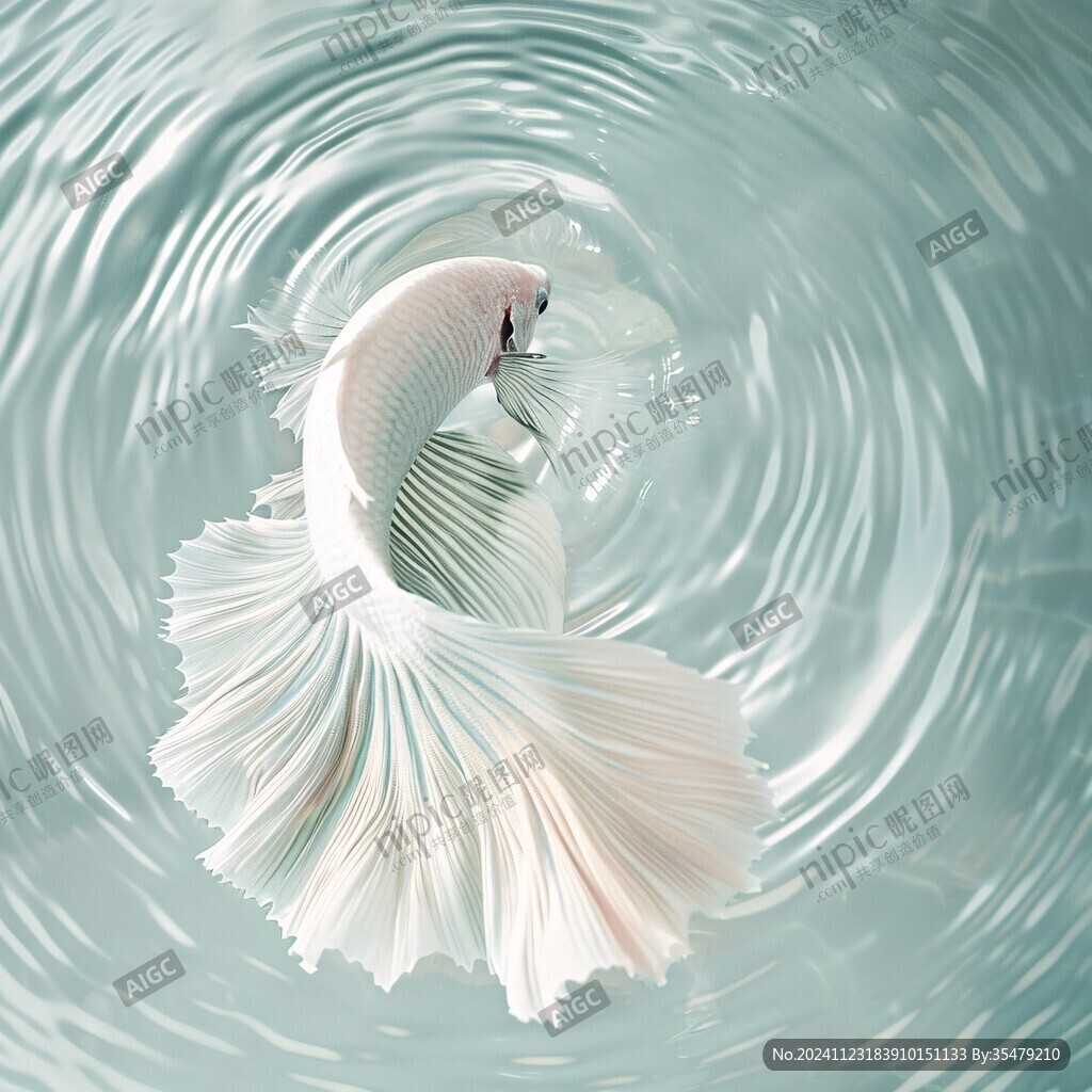 创意金鱼潮流插画