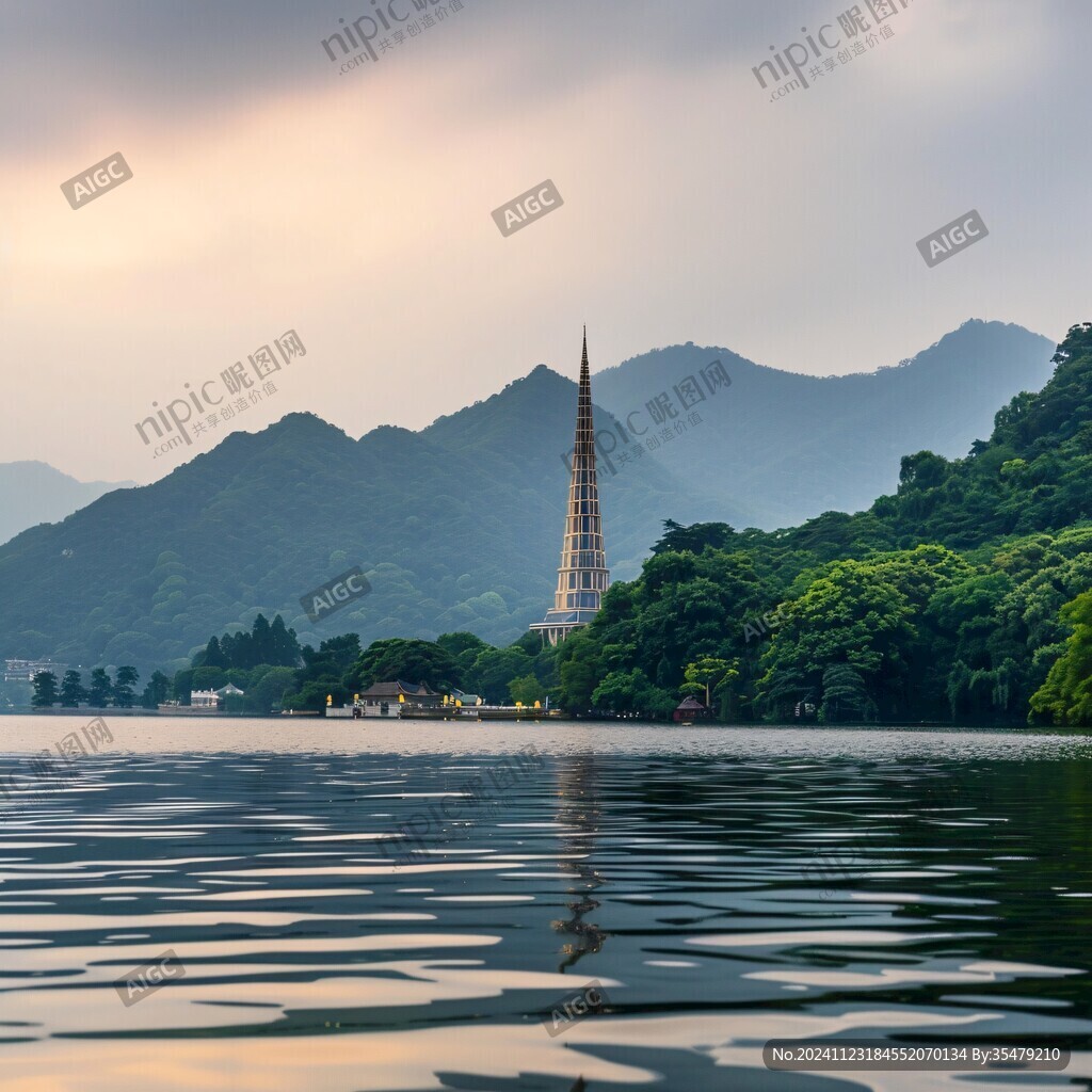 湖心塔