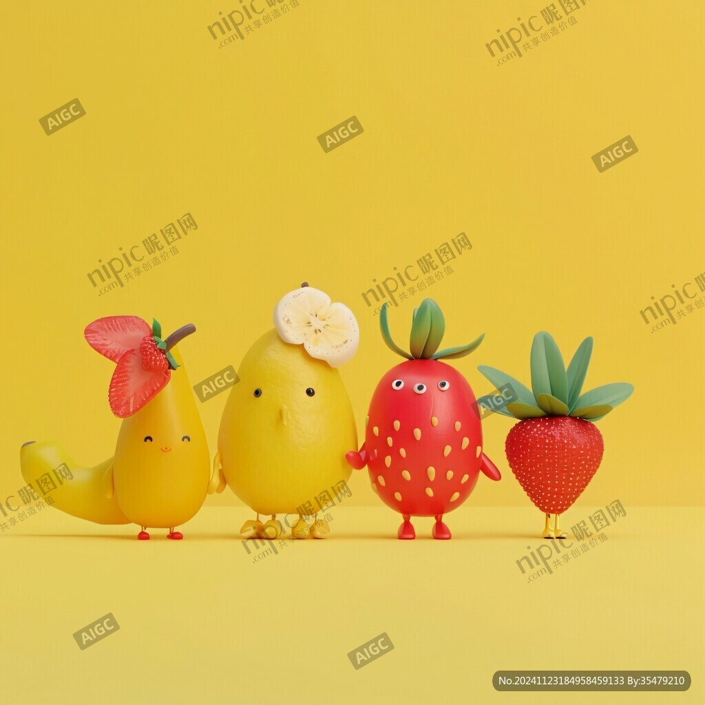水果趣味插味
