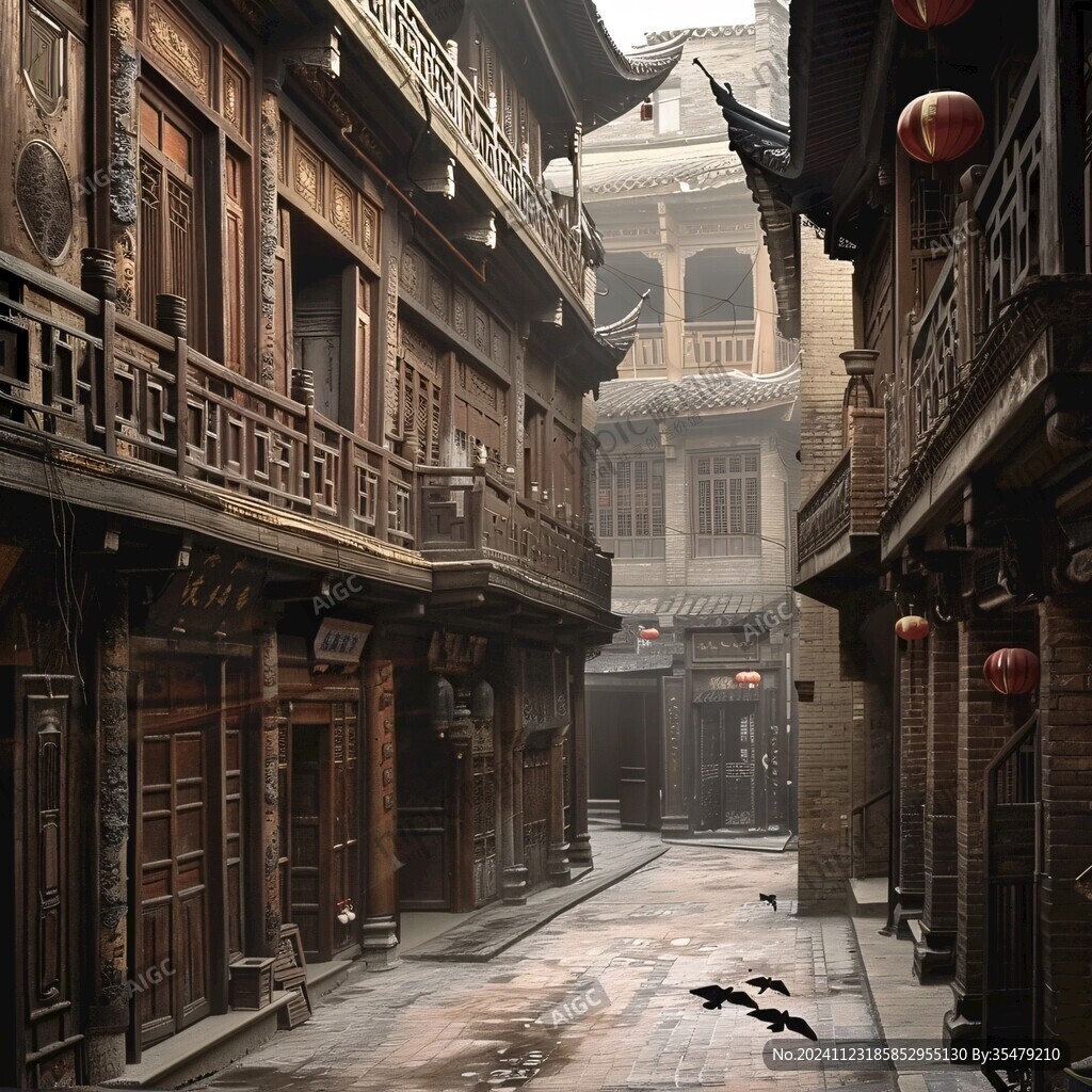 影视城场景