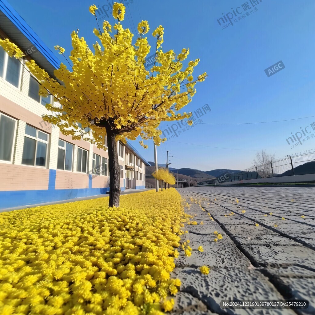 满院黄花