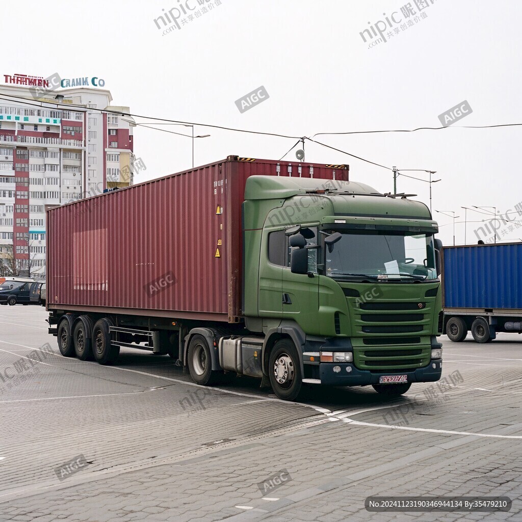 集装箱大货车