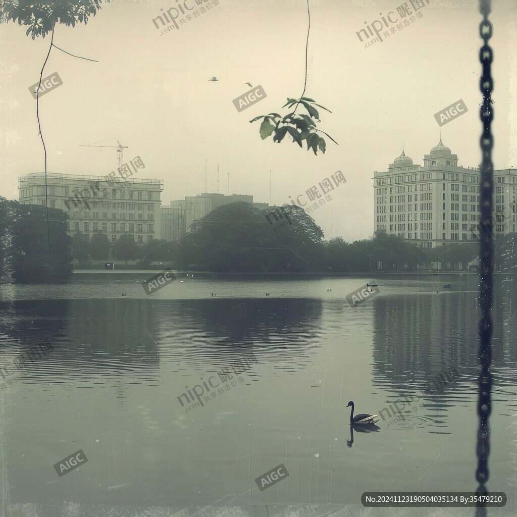 翠湖的早晨