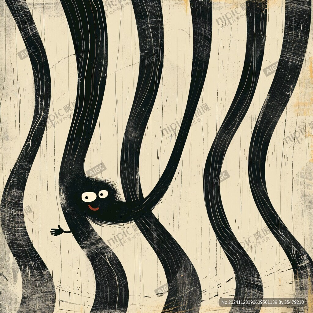 小怪物装饰画