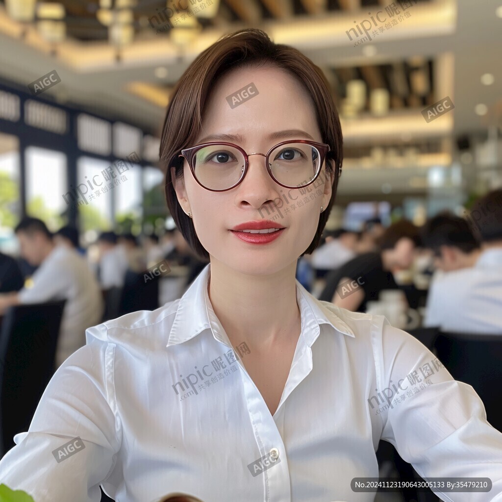 圆圆的眼镜