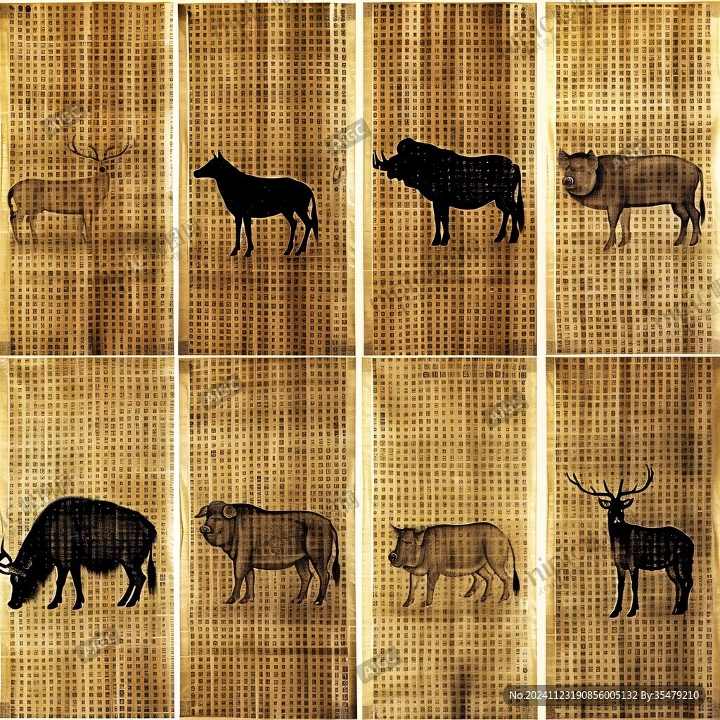 鹿屏风