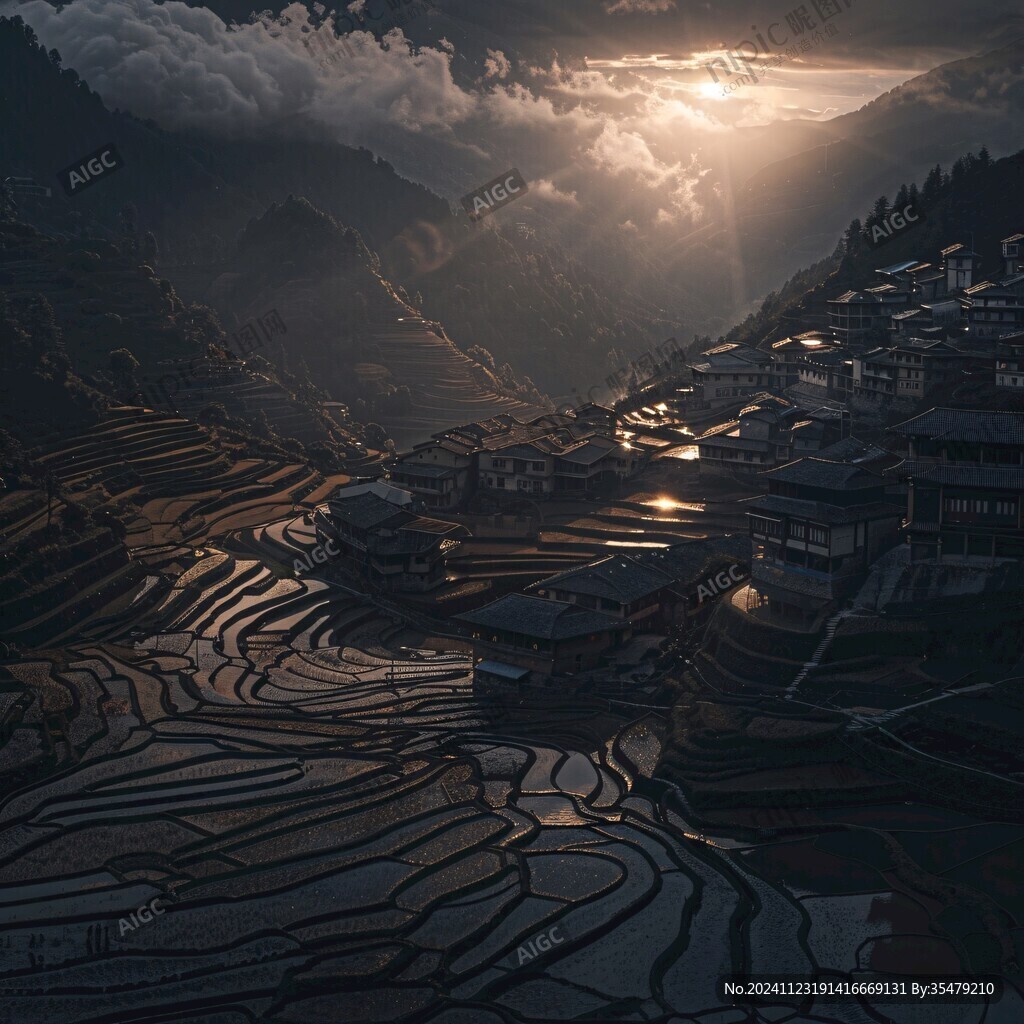 多依树日出