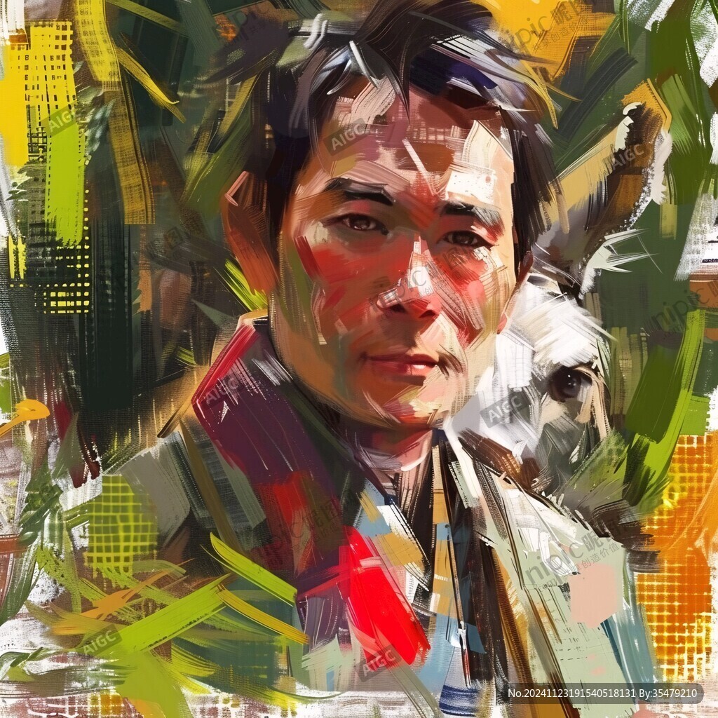 油人物插画