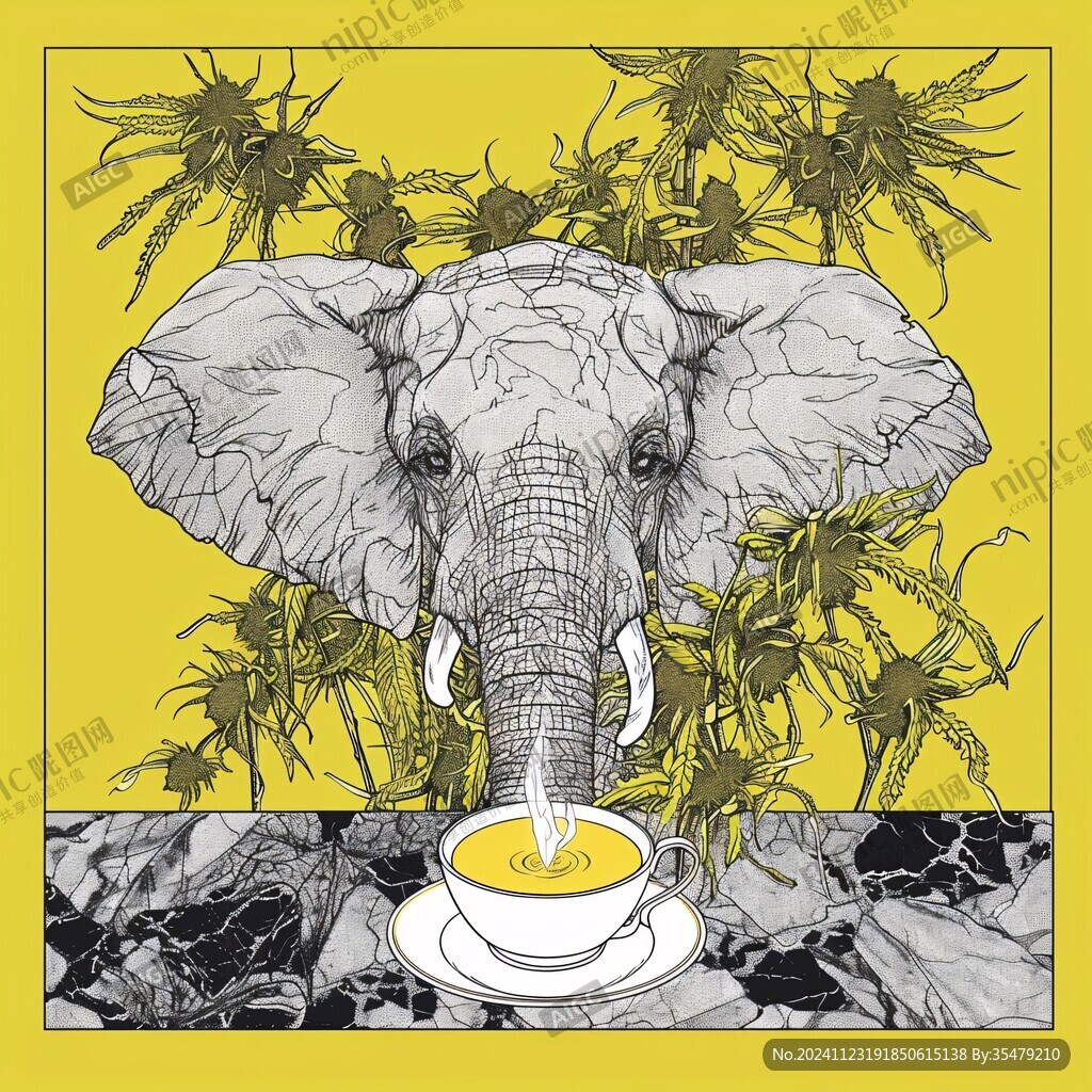路易波士茶包装插画