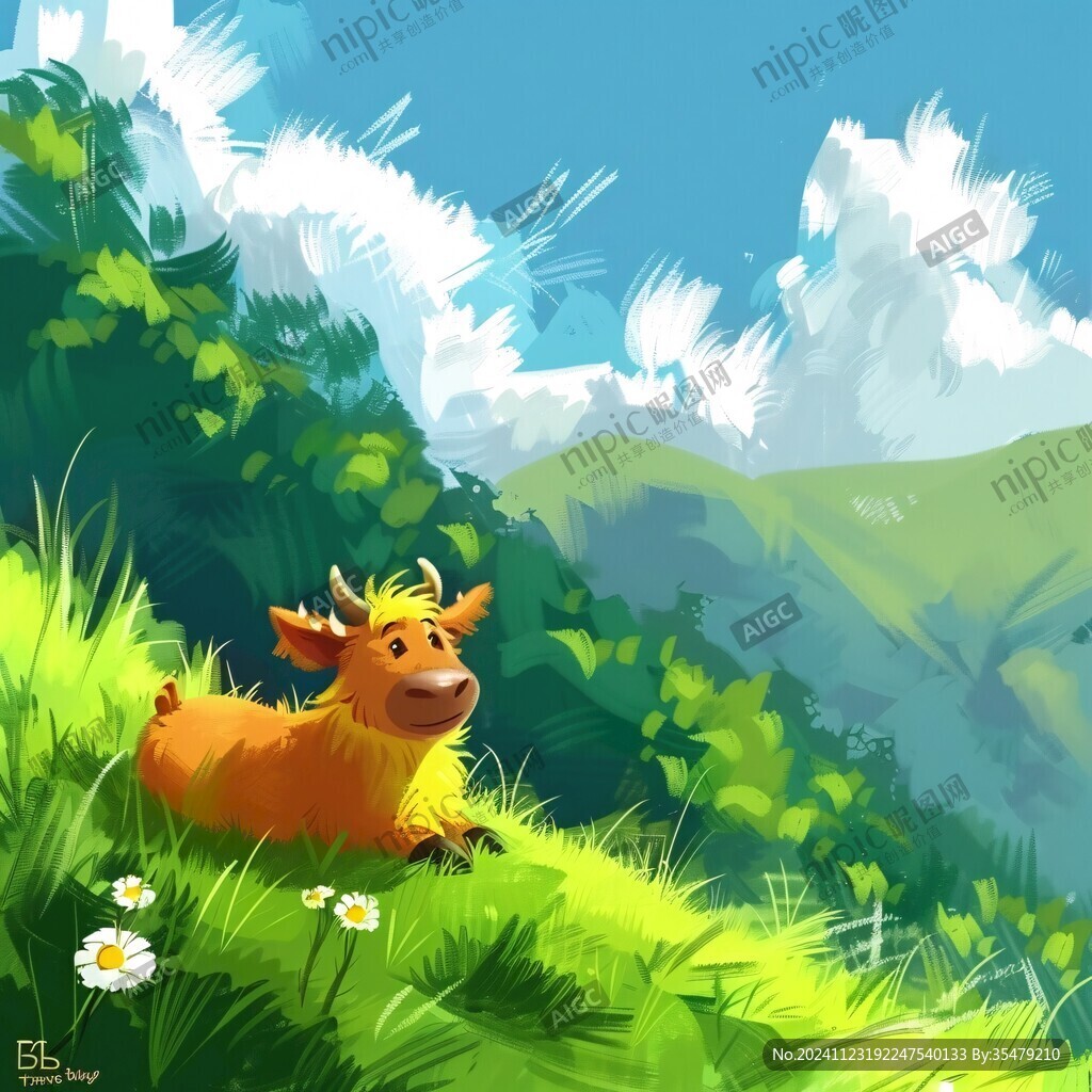 小鹿临摹