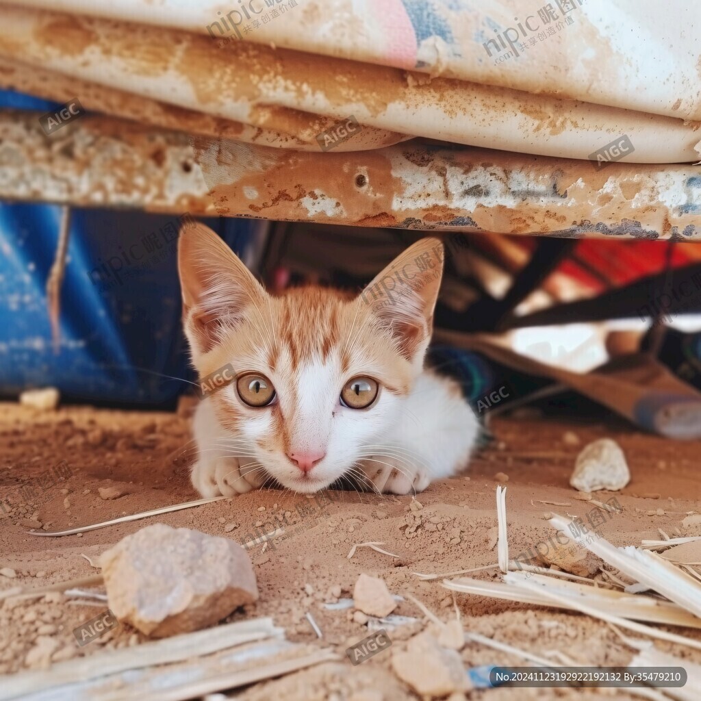 小橘猫眼神