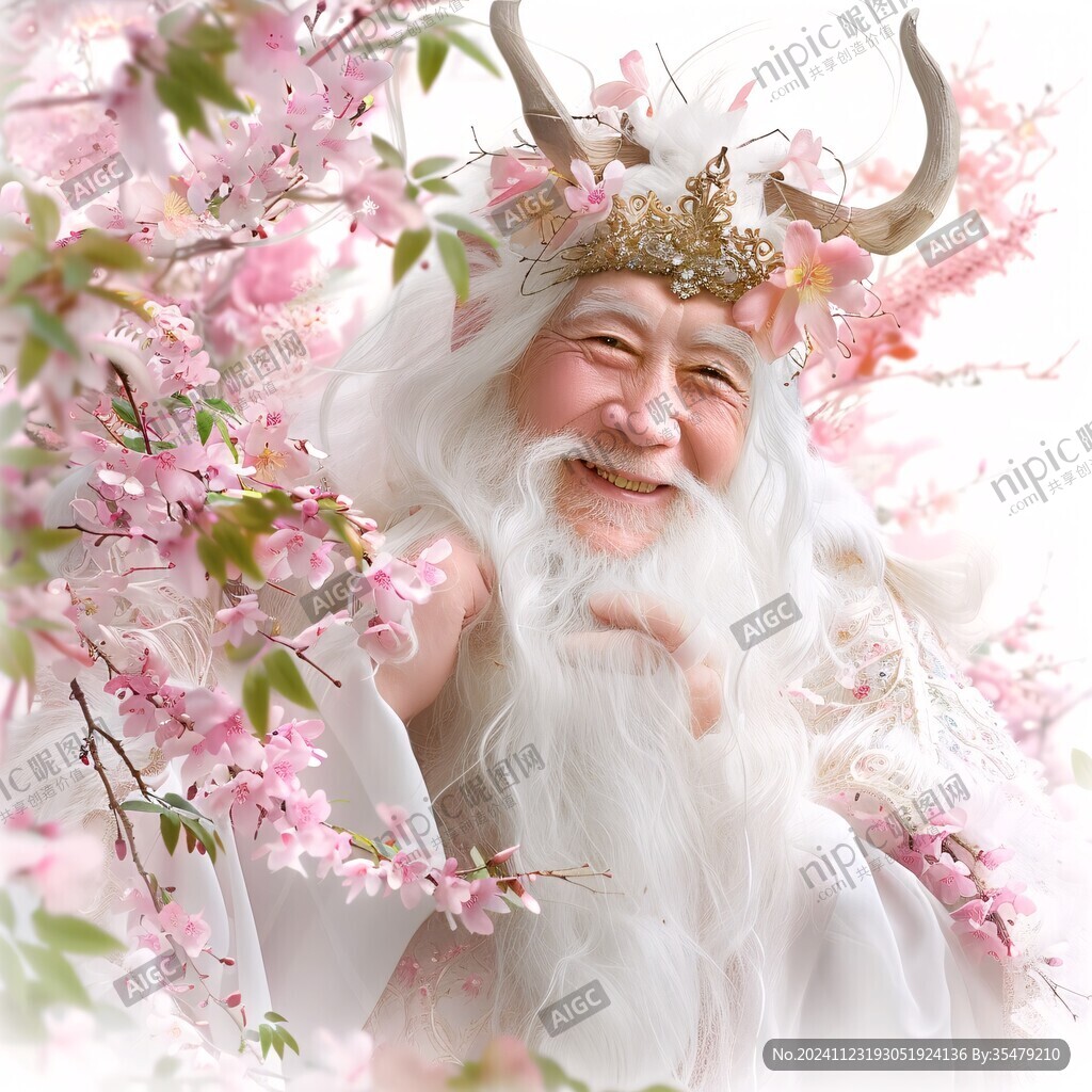 寿星桃花