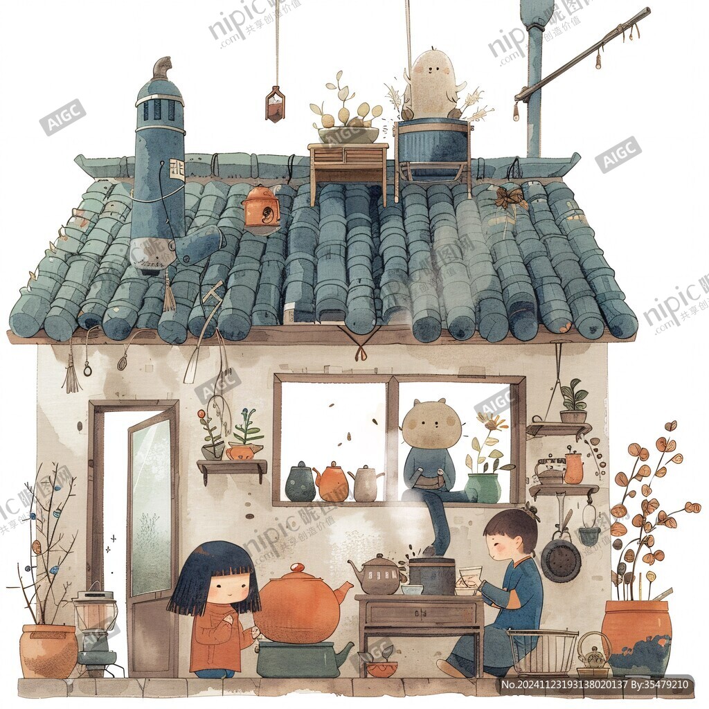 插画小场景