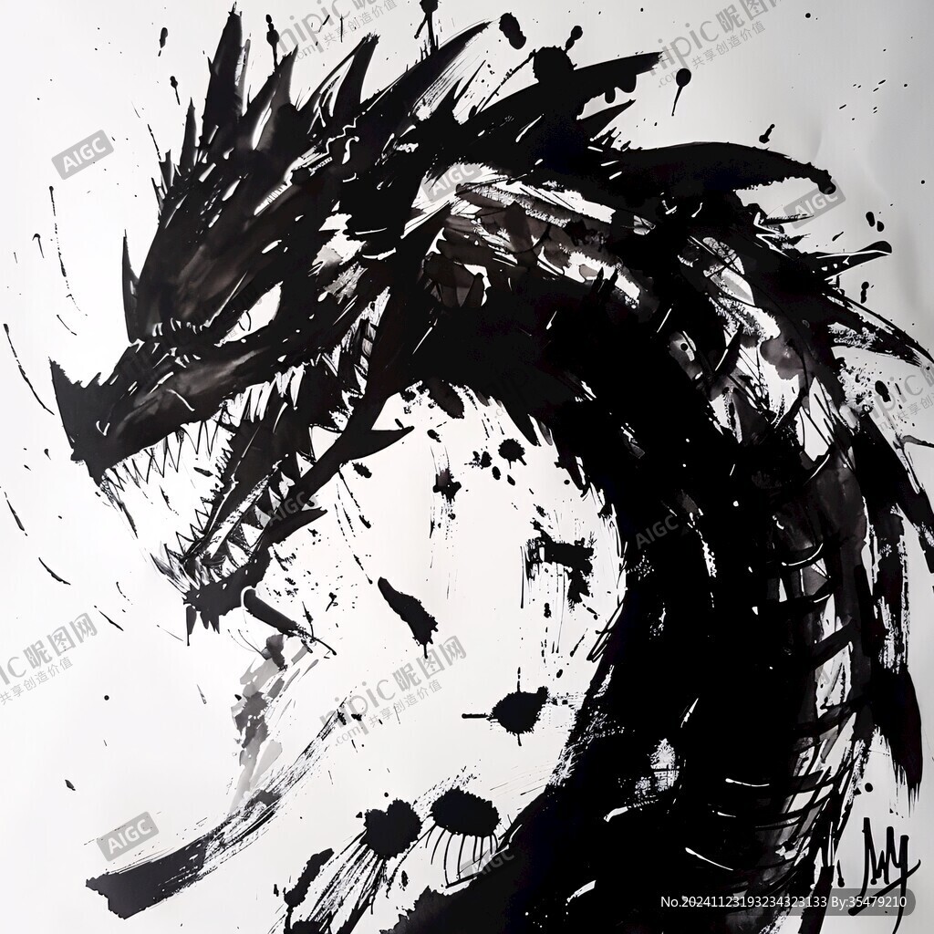 黑龙绘画