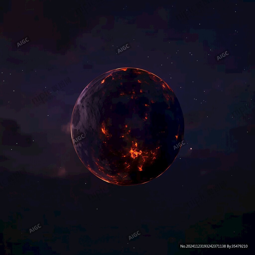 月球星球光