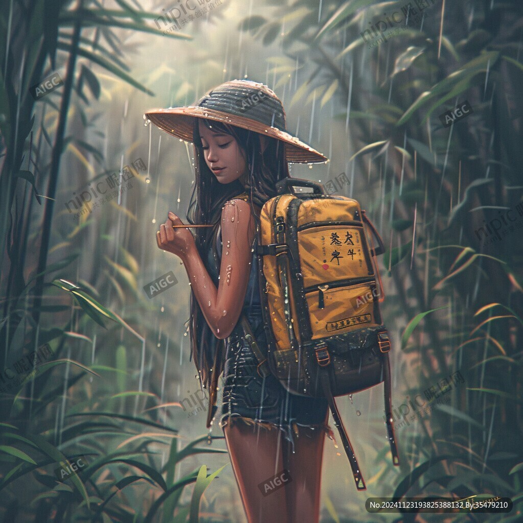 写实人物插画