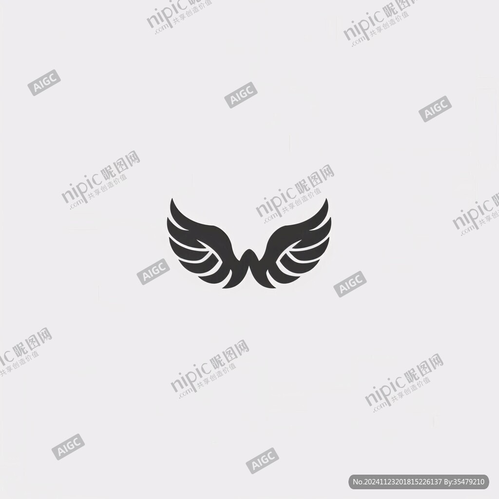 翅膀元素logo
