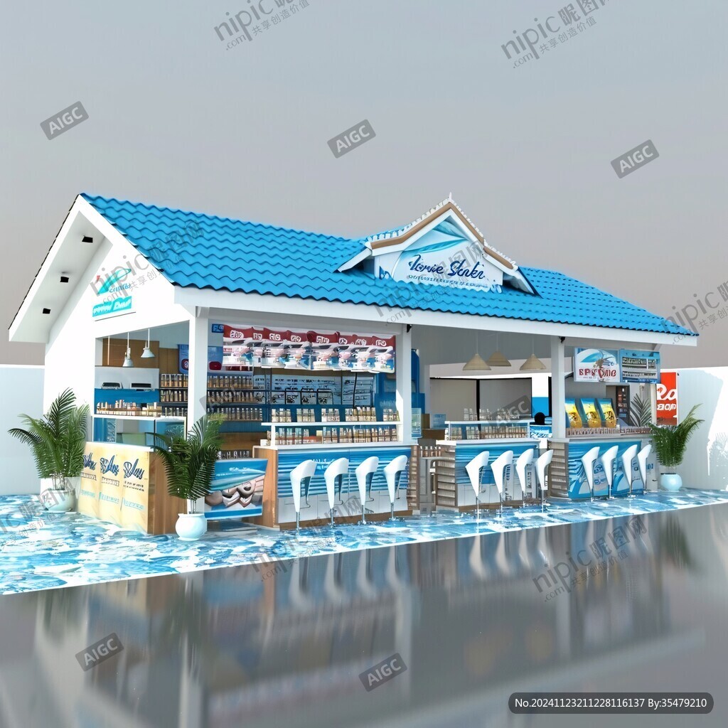 海产专卖店店面设计