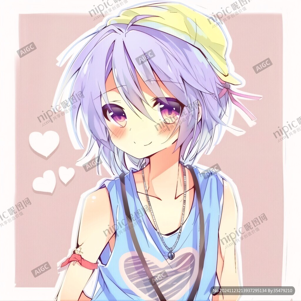 q版爱心少女