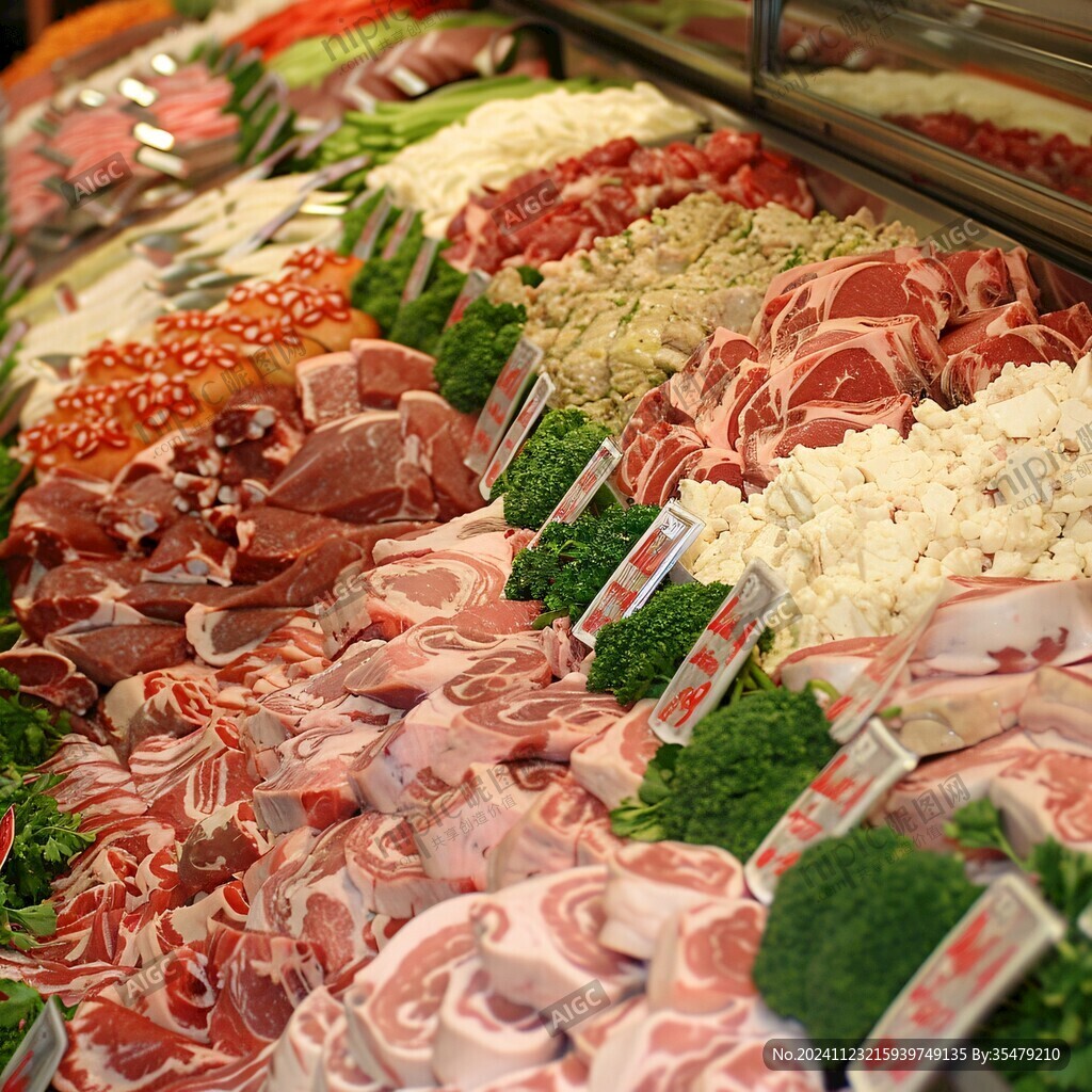 欧洲超市生鲜肉制品