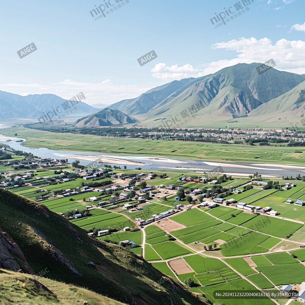 门源县全景