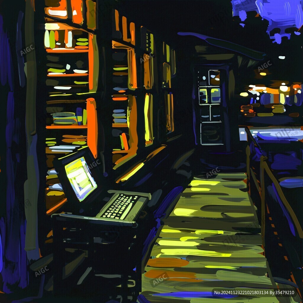 图书馆插画