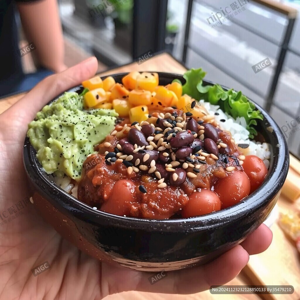 牛油果拌饭