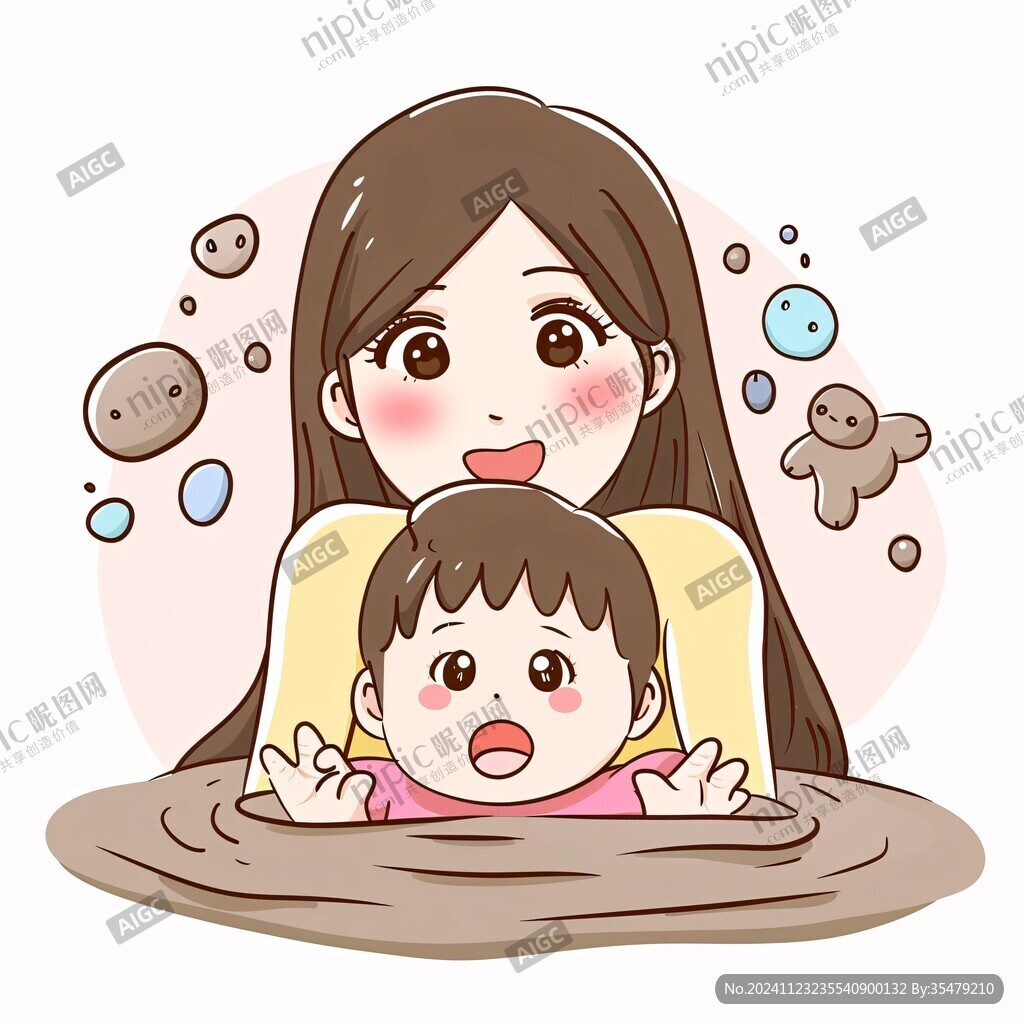 母婴卡通图