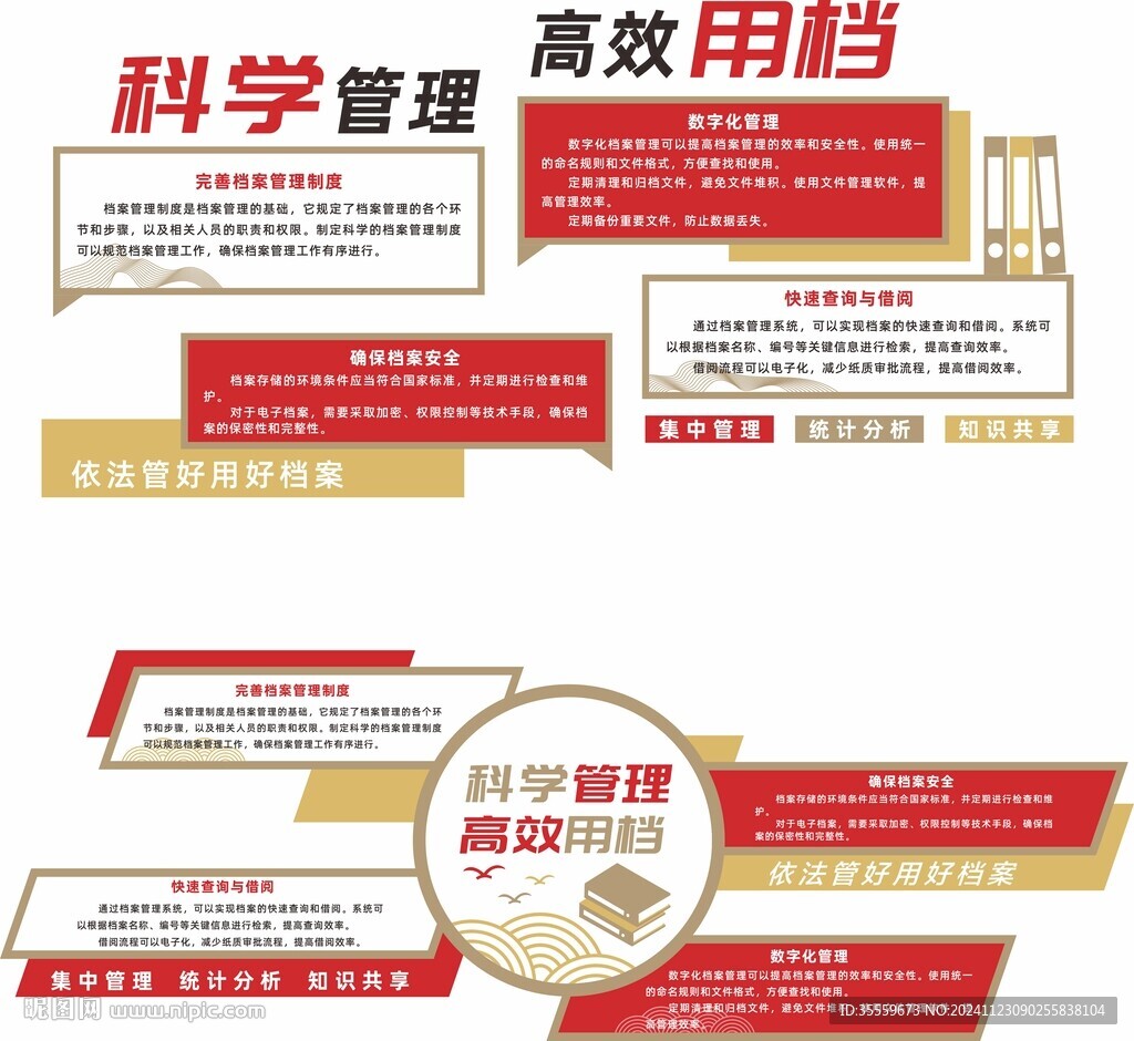 档案管理文化墙
