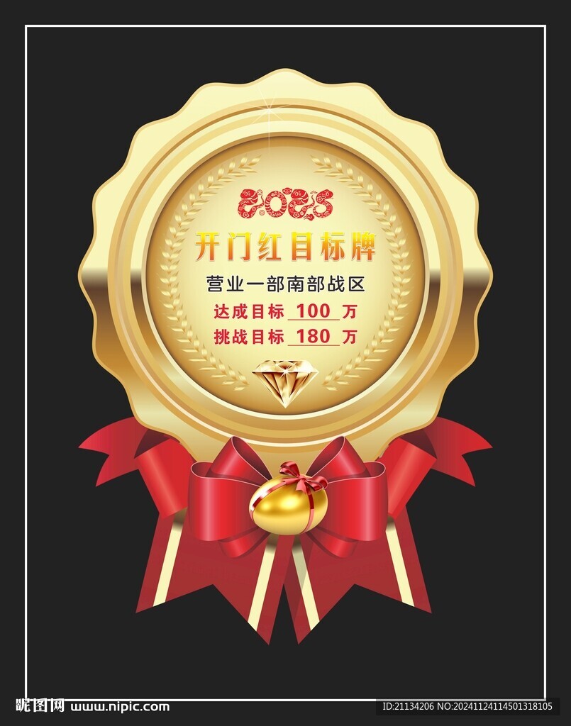 金牌目标牌