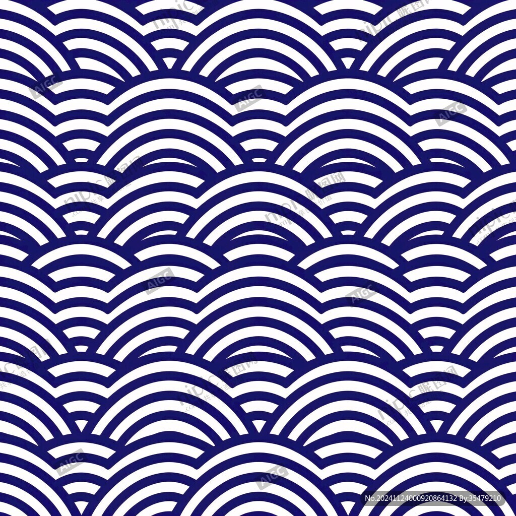 传统海浪纹