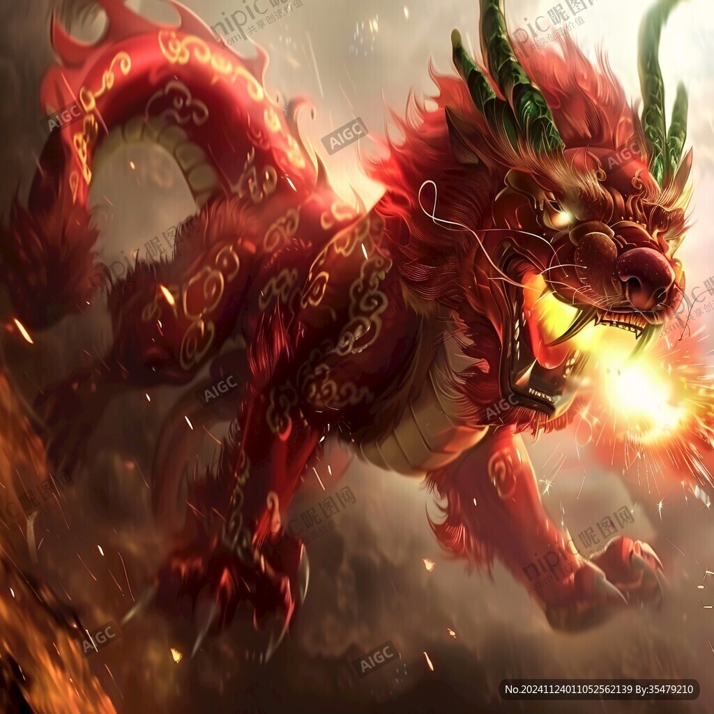 插画龙年插画