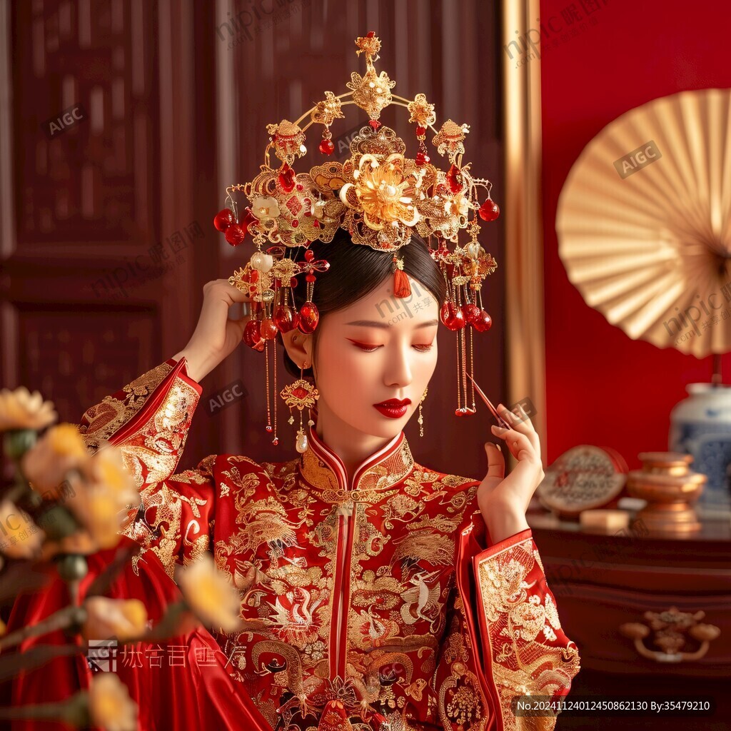 汉服秀禾装饰