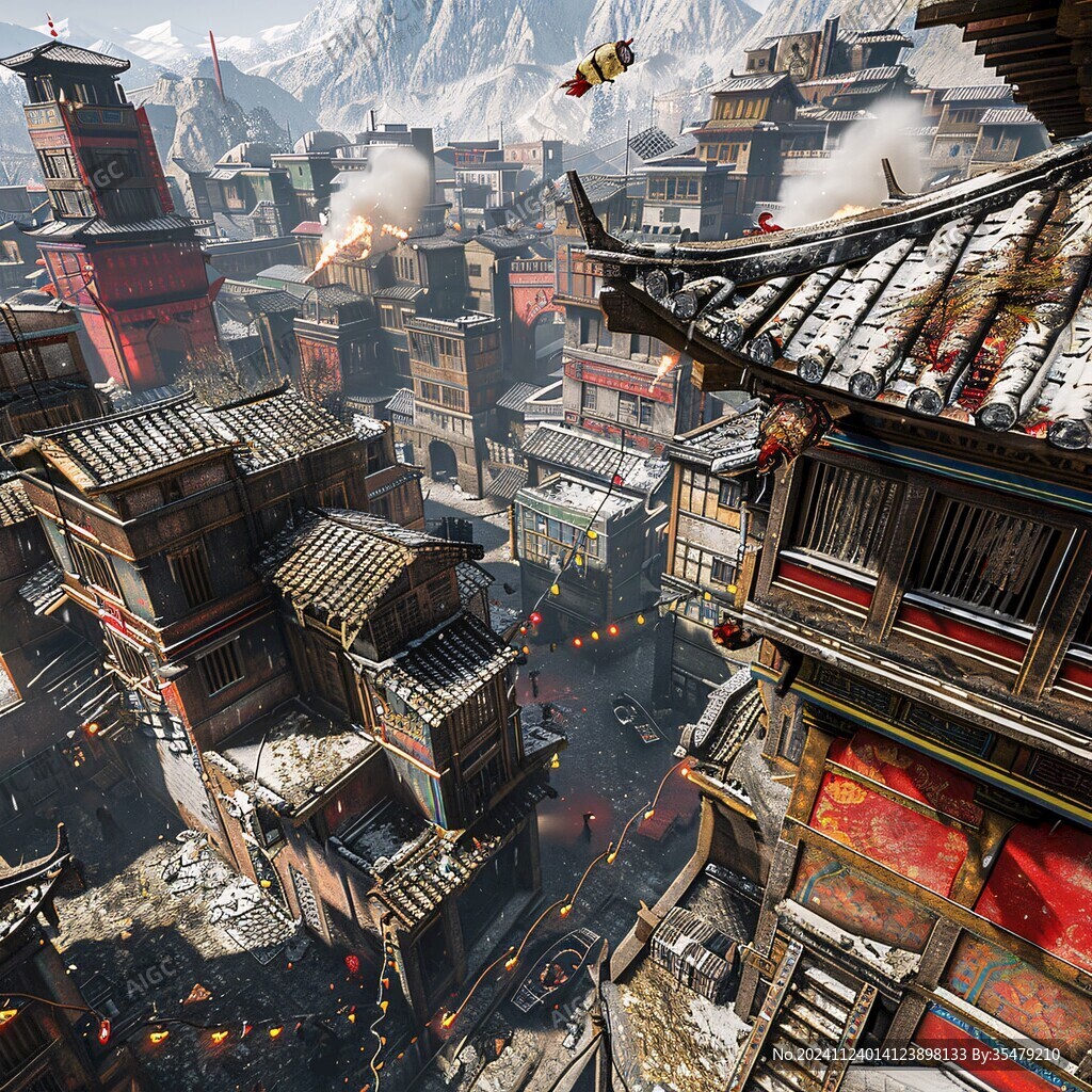 3d还原古城