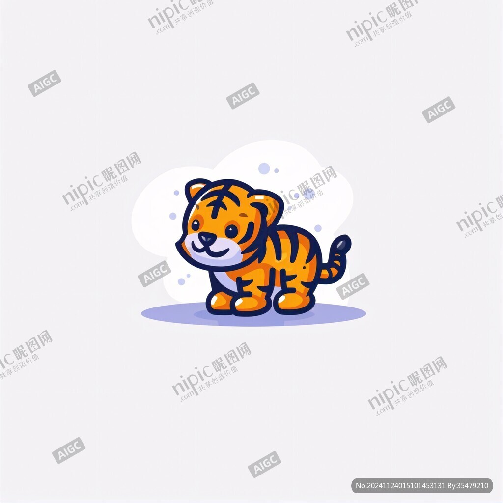 2022虎卡通形象