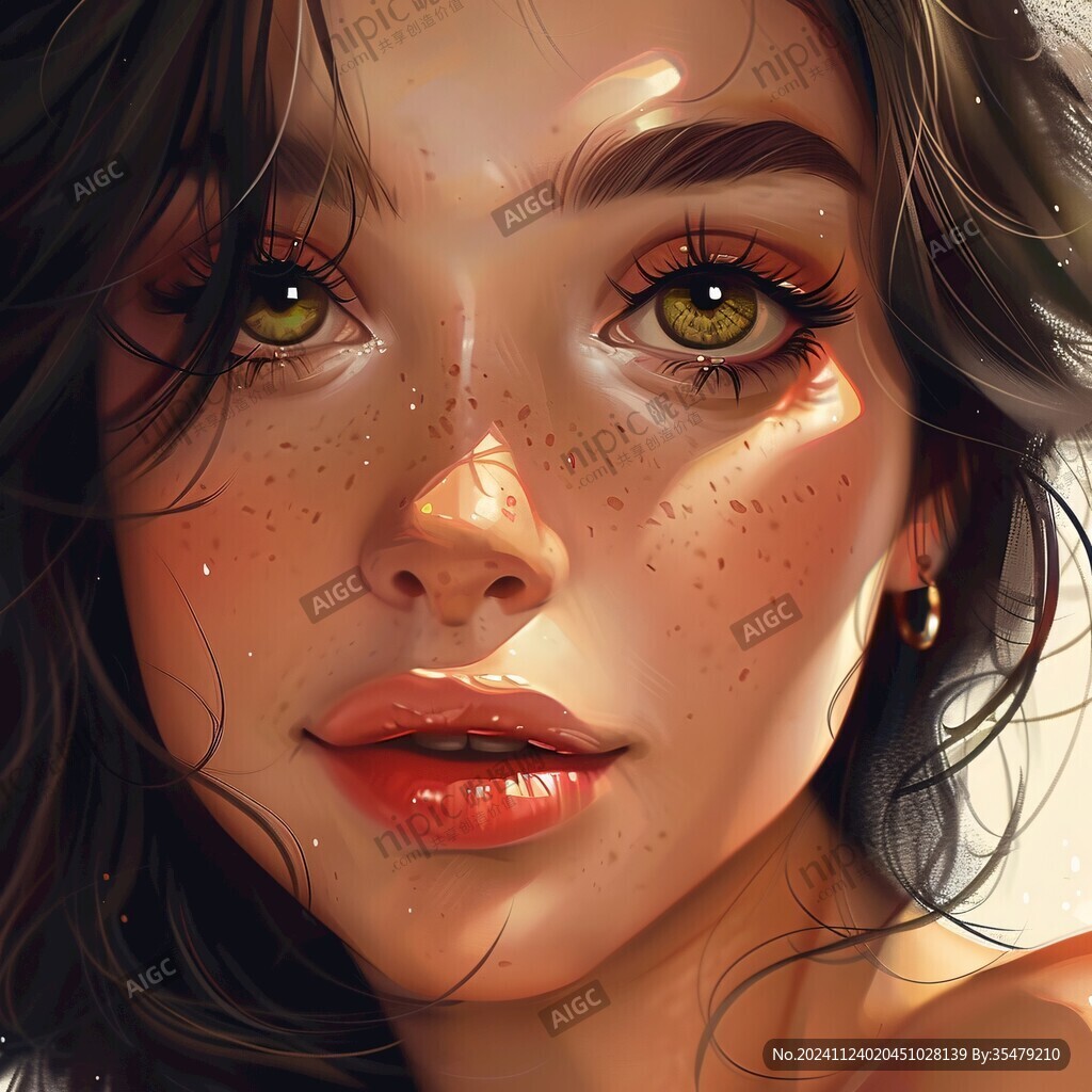 写实人物插画