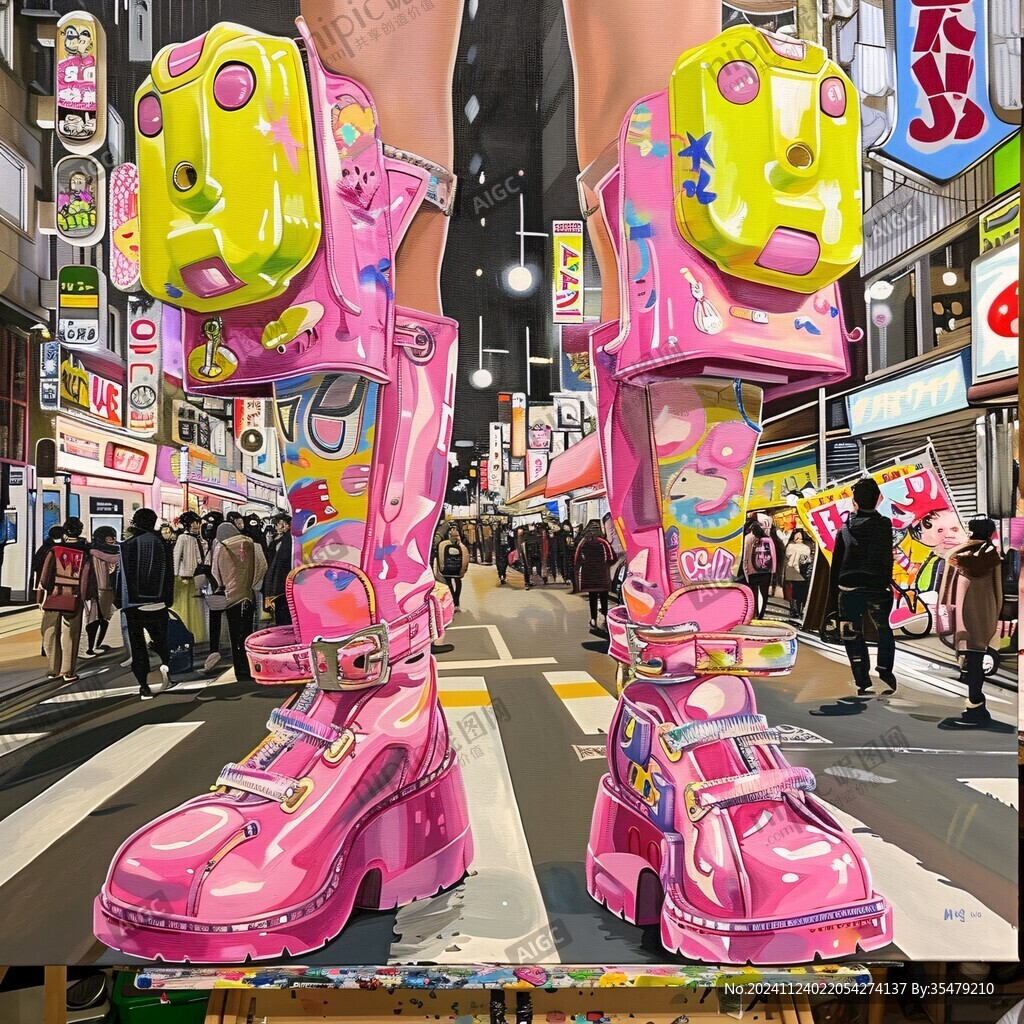 轮滑插画系列